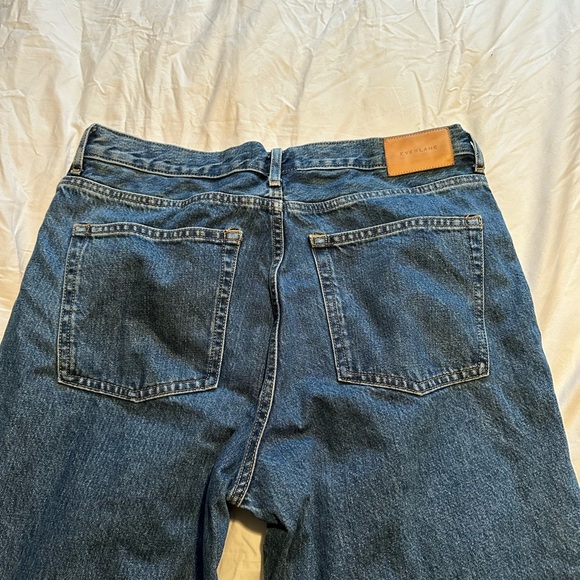 Everlane high rise cheeky button front straight regular jeans size 31 - Picture 3 of 3